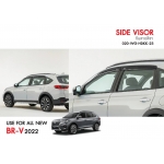 ชุด กันสาดฝน คิ้วกันสาด 4 ชิ้น สีชา สำหรับ Honda BR-V BRV ปี 2022-2023